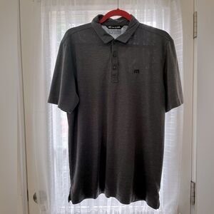 MEN’S TRAVIS MATHEW GRAY GOLF SHIRT